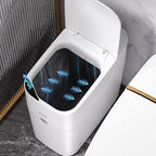 MOPUP Bathroom Trash Can, Automatic Bagging Garbage Can, 3.5 Gallon Slim Smart by MOPUP