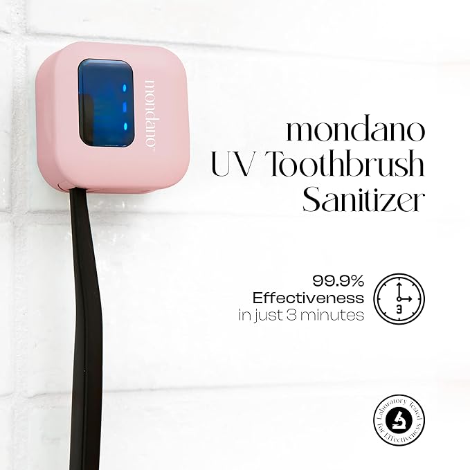 Mondano UV-C Toothbrush Sanitizer and Holder, Toothbrush Case - Image 2