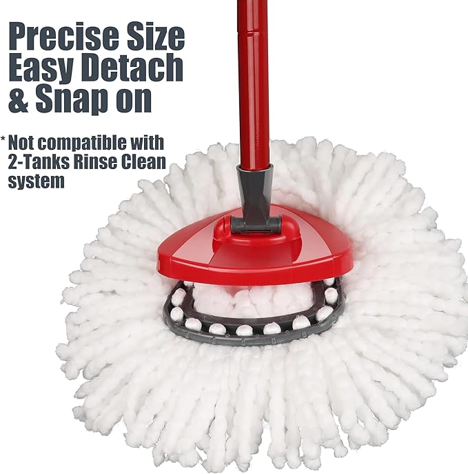 2 Pack Mop Replace Head Compatible - Image 2