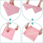 Drawer under Cabinet Clothes Organizer 5 Cell Foldable Storage Cubes Underwear - Image 5