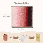 SEMAXE 100% Cotton Washcloths 12-Pack, 13 × 13 Inch Soft Luxury Face Towels – - Image 2