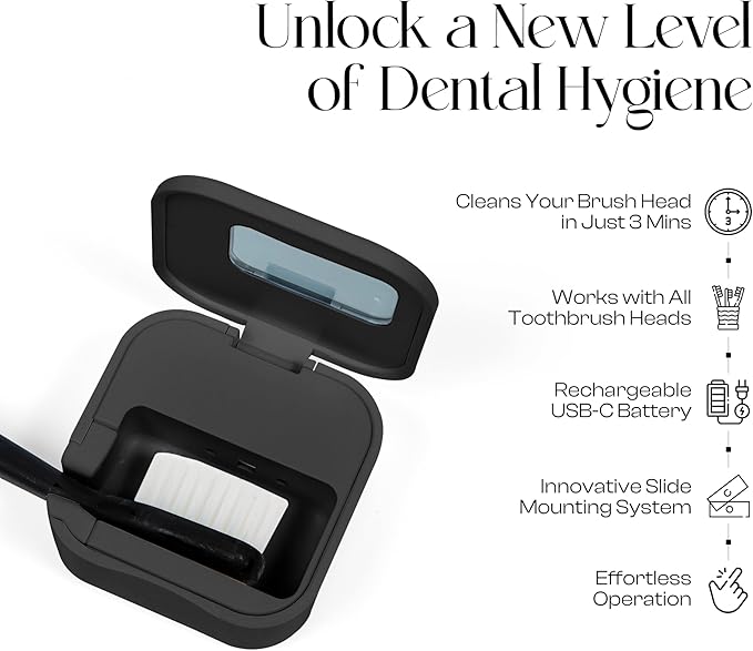 Mondano UV-C Toothbrush Sanitizer and Holder, Toothbrush Case - Image 3