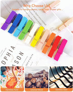Mini Clothes Pins Wooden Colored Clothespins - Image 9