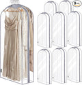 BALEINE 60'' Clear Garment Bags, 10.5'' Wide PEVA Suit Bag by BALEINE
