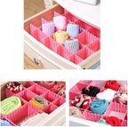 8pcs DIY Plastic Drawer Organizer Adjustable Drawer Dividers - Image 6