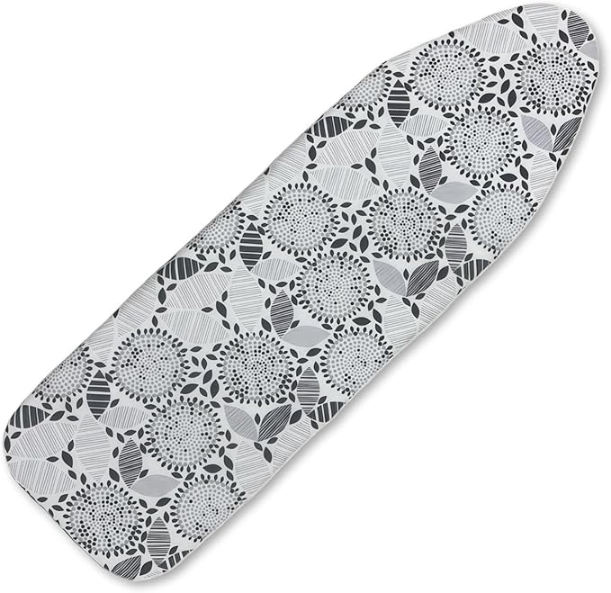 Ironing Board Cover and Pad, Sewn-in Thick Feltpads, Elastic Edge, Fits by Unknown