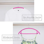 MIZGI Premium Velvet Hangers 50 Pack Heavyduty- Non Slip No Shoulder Bump Suit - Image 4