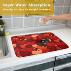 Valentine's Day Dish Drying Mat 18 x 24 Inch - Image 7
