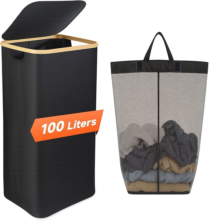 26 Gall/100L Foldable Laundry Hamper by Unknown