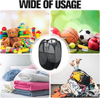 AQQA 9 Pcs Mesh Popup Laundry Hamper Set, Durable Handles, Sturdy Mesh - Image 6