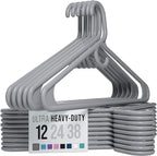 NEATERIZE Ultra Heavy Duty Plastic Clothes Hangers by Neaterize