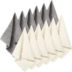 Syhood 12 Pieces Face Wash Cloth 12 x 12 in Makeup Remover Cloths Towel Coral by Syhood