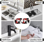 Grey Black White Plaid Square Red 15" X 5.5" Kitchen Sink Splash Guard Faucet - Image 8