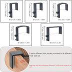 Bedside Caddy Hanging Storage Basket Beside Shelf Metal Organizer - Image 3