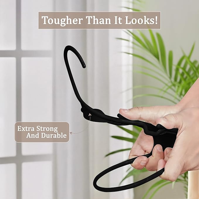 Utopia Home Plastic Hangers 100 Pack - Image 3