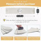 Stone Faucet Mat Handle Drip Catcher, Dish Drying Mat Soap Sponge Holder Tray - Image 2