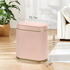 Bathroom Sensor Trash Can with Lid Automatic 2 Gallon Motion Sensor Garbage Bin - Image 2