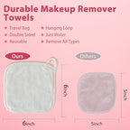 Makeup Remover Cloth, Makeup Remover Pads Microfiber Face Washcloth - Image 6