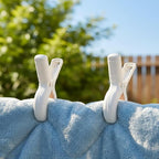 24 Pack Large Towel Clips Plastic Clothes Pins, Heavy Duty Drying Clips - Image 5