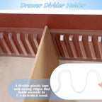 Geelin 120" l x 2-3/4" H Drawer Divider Holder - Image 3