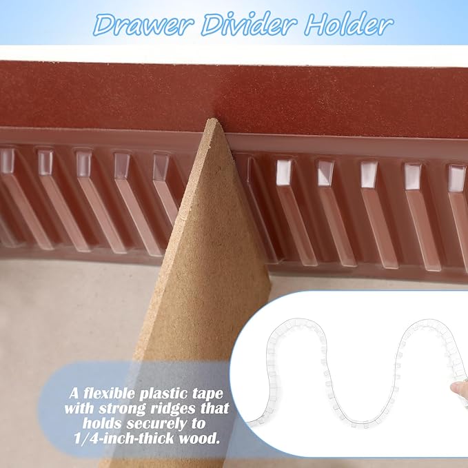 Geelin 120" l x 2-3/4" H Drawer Divider Holder - Image 3
