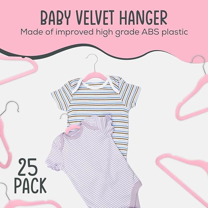 25 Premium Baby Velvet Hangers - Image 3