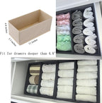 Drawer Organizer Set of 4 Beige - Image 2