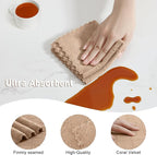 Homaxy Kitchen Towels and Dishcloths Set, 10 x 10 and 13 x 19 Inches, No Lint - Image 4