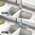 Faucet Draining Mat For Kitchen Sink, Beach Seashells Starfish Diatom Mud - Image 4