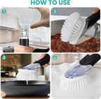 Soap Dispensing Dish Brush, Dish Scrub Brush - Image 6