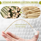 Zhehao 300 Pcs 8 Inch Large Cotton Swabs - Image 3