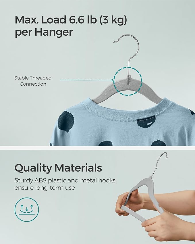 SONGMICS Baby Kids Hangers 30 Pack - Image 8
