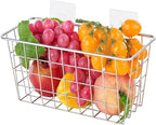 2 Pack Hanging Storage Basket, Bathroom Basket, Household Goods, - Image 5