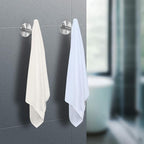 Vuzvuv Adhesive Brushed Nickel SUS304 Stainless Steel Towel Hooks – Heavy Duty - Image 3