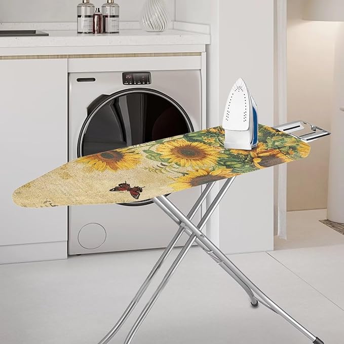 Sunfloral Ironing Board Cover, Iron Board Cover Standard Size, Floral Ironing - Image 2