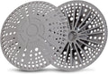 ZOOY Shower Drain Hair Catcher, 2 Pack 5.5 Inch Silicone Large Drain Cover by Unknown