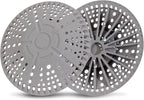 ZOOY Shower Drain Hair Catcher, 2 Pack 5.5 Inch Silicone Large Drain Cover by Unknown