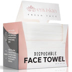 50 Disposable Face Towels Plant-Based Makeup Remover Wipes by ENVISKIN