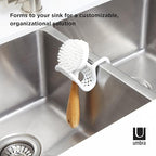 Umbra Sling Kitchen Sink Caddy Sponge Holder, Hangs Over Faucet or Divider - Image 4