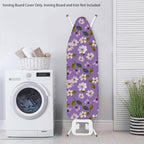Purple Flower Ironing Board Cover and Pad Cover - Image 3