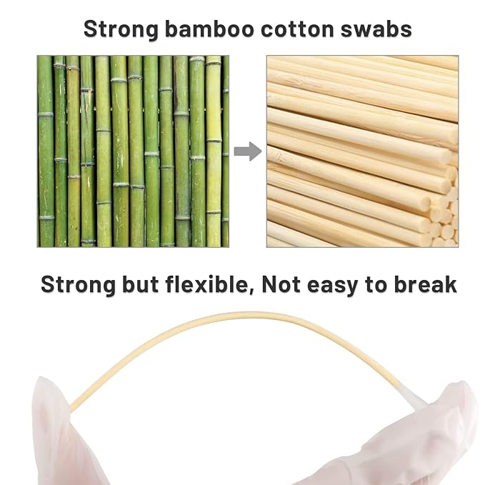 1000 PCS Long Cotton Swabs - Image 3