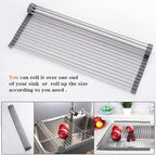 Ahyuan Roll up Dish Drying Rack Over The Sink Kitchen Roll up Sink Drying Rack - Image 4