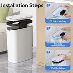 Automatic Motion Sensor Bathroom Trash Can - Image 7