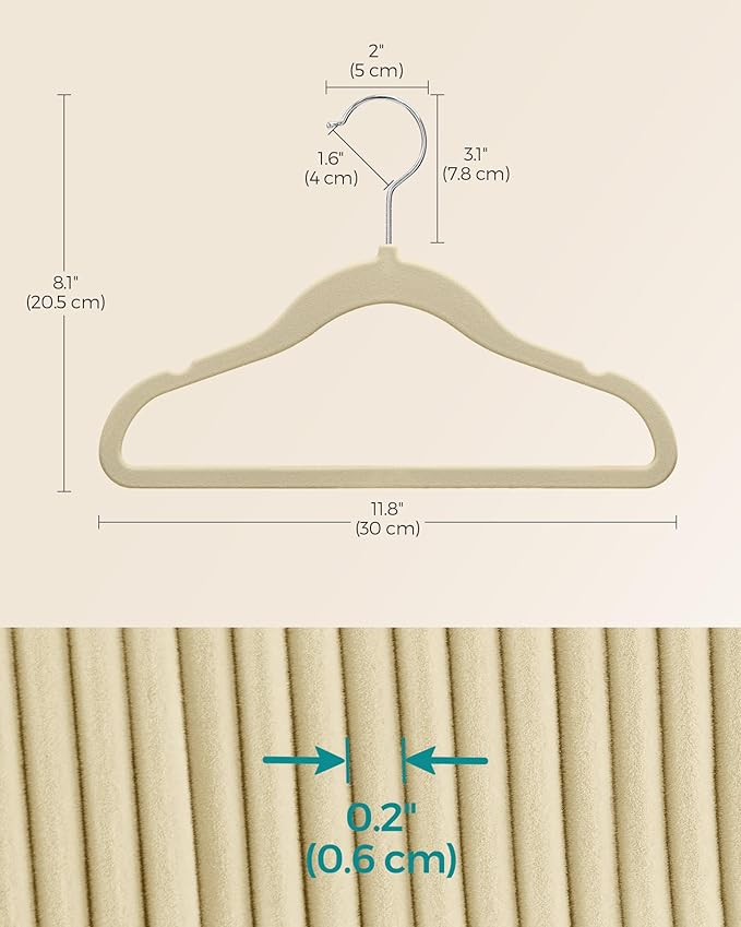SONGMICS Baby Kids Hangers 50 Pack - Image 6