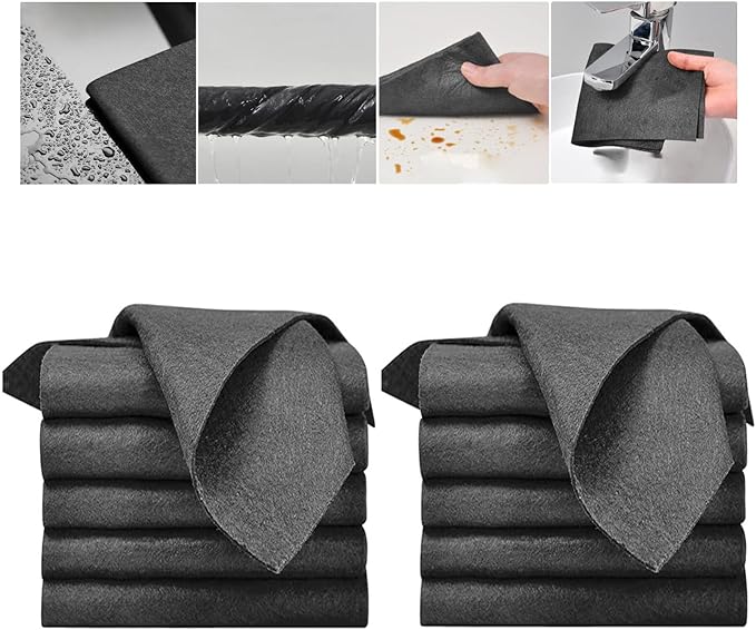2023 New Thickened Magic Cleaning Cloth, Reusable Thicken Magic Fiber by Duirubeo