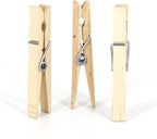 Clorox Wood Clothespins with Spring – Value Pack Set of 50 | Rust Resistant - Image 5