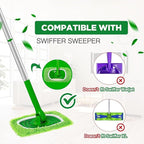 Reusable Microfiber Mop Pads Washable Wet & Dry Sweeping Cloths Mop Head - Image 3