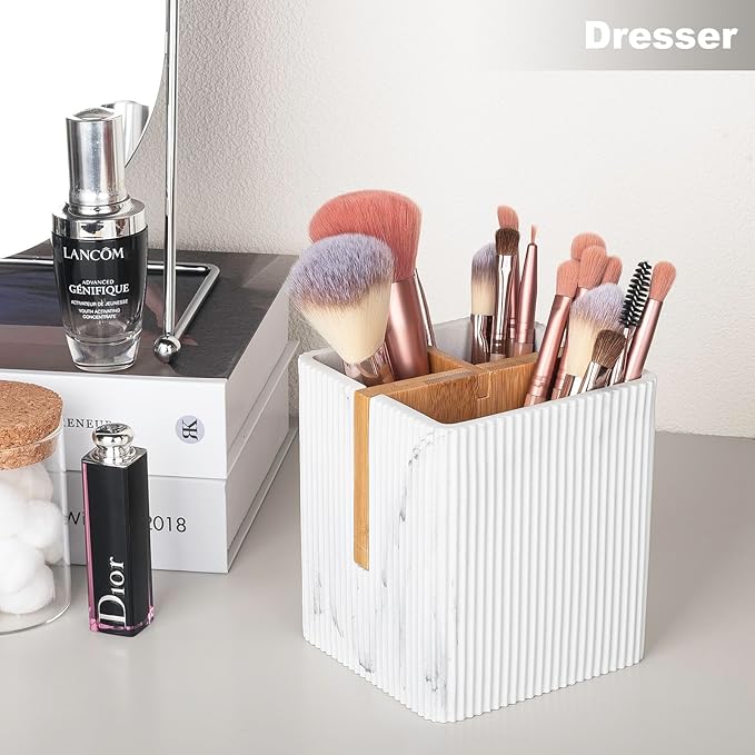 rejomiik Toothbrush Holders for Bathrooms Countertop, 3 Slots Electric Tooth - Image 6