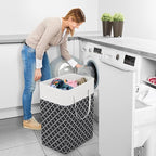 StorageRight Laundry Basket Hamper Large Collapsible Laundry Hamper - Image 6