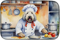 Caroline's Treasures DAC6274DDM Komondor The Chef Dish Drying Mat Absorbent by CarolinesTreasures